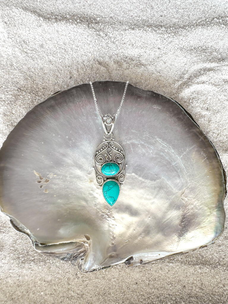 Stone of the Gods Turquoise Pendant